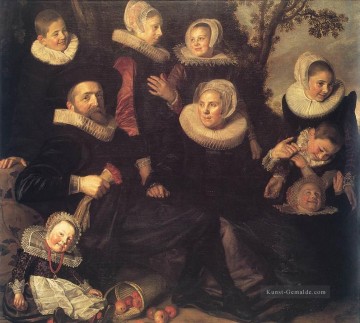  Tal Kunst - Familie Porträt in einer Landschaft Niederlande Goldene Zeitalter Frans Hals